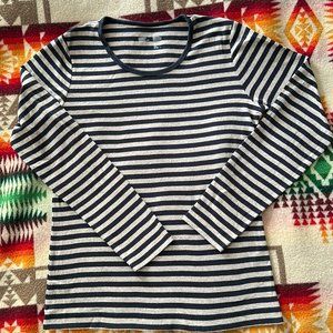 Muji Stripe Long Sleeve Shirt